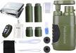 PolkaHome Waterfilter Survival Filtert 15000L, Waterfilters Outdoor, Waterzuivering Outdoor, Survival Kit, water filter noodpakket