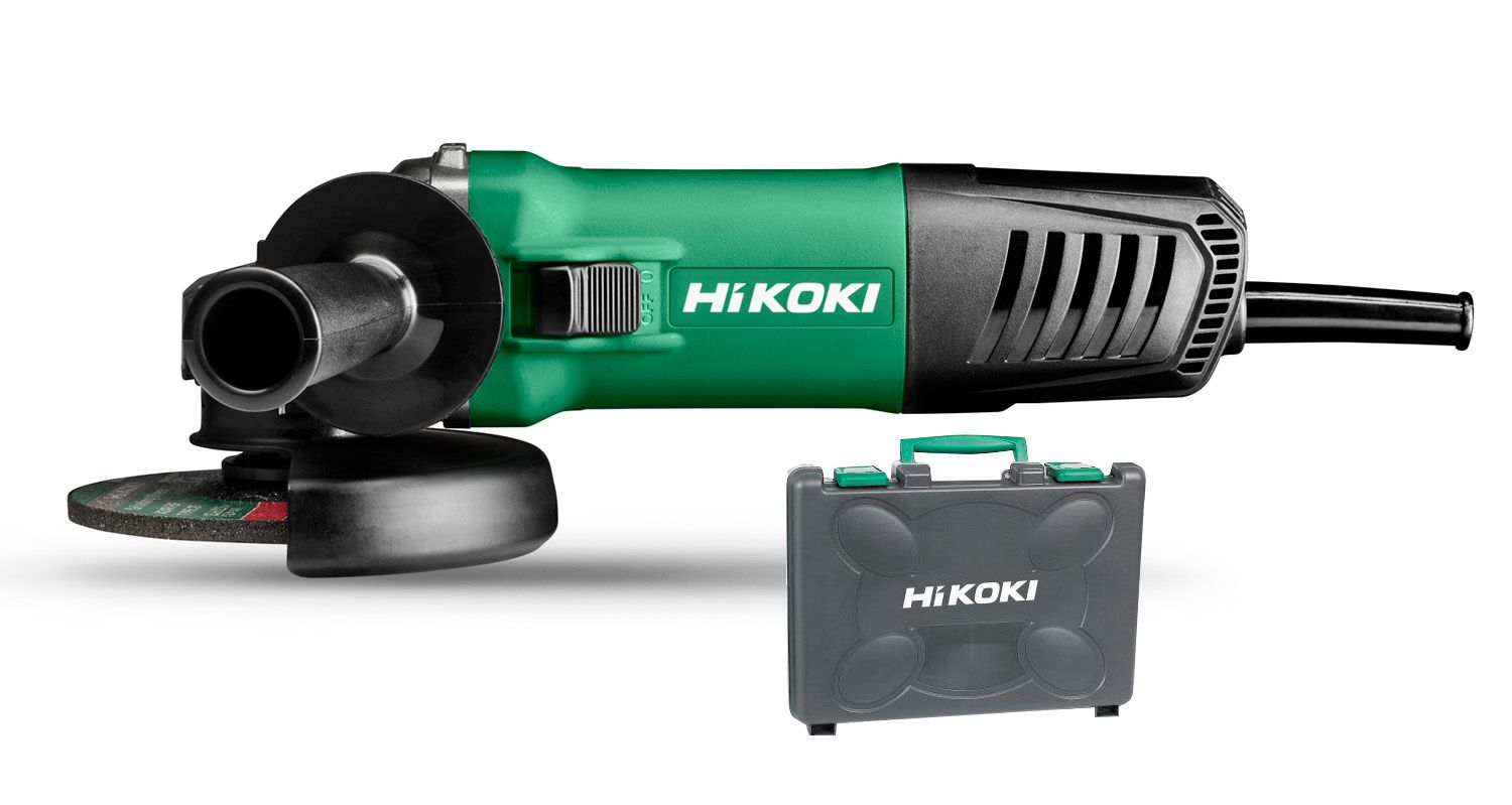 Hikoki G13SB4Y2Z Haakse slijper in kunststof koffer - 1400W - 125mm