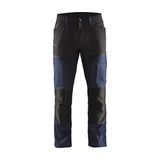 Blåkläder Service werkbroek met stretch 1456-1845 - Donker marineblauw/Zwart - C146