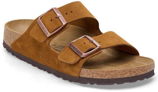 Birkenstock Arizona Dames Slippers - Cognac - Maat 40 - Lente/Zomer 2024
