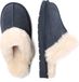 EVERAU Australia Dames Raven Pantoffels Navy Suède Maat 39