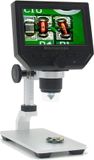 DrPhone DGM2 – Digitale Microscoop – 4.3 inch Scherm - 600X - 1080P met 3.6MP Camerasensor - 8 LED-lampjes – Metalen Standaard - Zwart