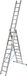 Krause STABILO multifunctionele ladder + S (veiligheid), 3x10 treden, artikelnummer 131669