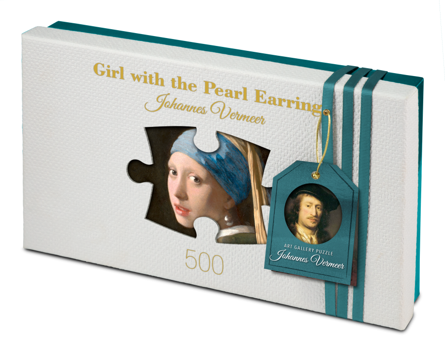 Tucker's Fun Factory Art Gallery - Meisje met de Parel Johannes Vermeer Puzzel (500 stukjes)