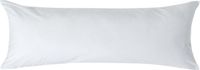 Homescapes Taie d'oreiller 50x140 cm Blanc Coton Égyptien Percale 200 TC