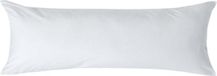 Homescapes Taie d'oreiller 50x140 cm Blanc Coton Égyptien Percale 200 TC