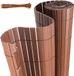 Merkloos Écran de jardin en PVC - Écran de balcon - Marron - 1,4x4m