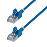 StarTech.com 30cm Ultra Dunne Cat6a Netwerkkabel, Blauw