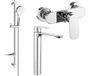 Mexen Milo DF05 set de douche, chrome