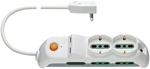 Vimar FP00526.C.B 2univ.+4P17/11+SPB17 + int+2USB + SPDb