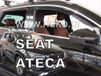 Heko Zijwindschermen Smoke Zwart Geschikt voor Seat Ateca 2016- V + A Ramen
