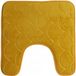 Urban Living WC badmat tapijt - memory foam - oker geel - 49 x 49 cm