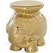 Safavieh EAC4501 goudkleurige olifant koffietafel