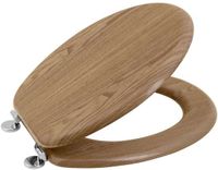 Aqualine HDF Toiletzitting, eiken