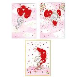 Bärkarte Love 3D 13x19 + envelop
