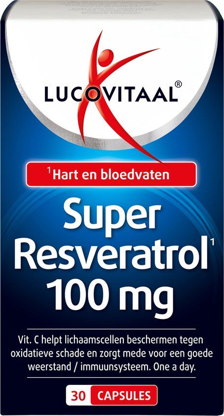 Lucovitaal Super Resveratrol 100 mg - 30 capsules
