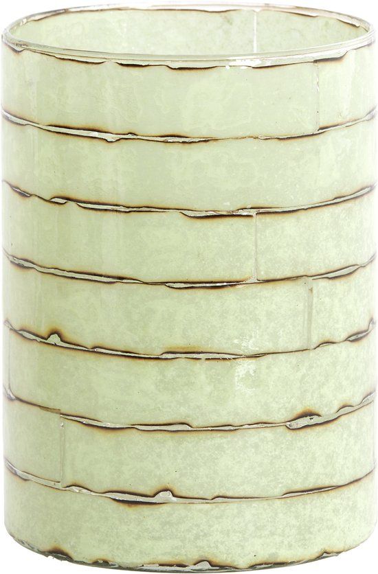 Light & Living Sfeerlicht Droneri - Glas - Groen - 14 x 20 x 14 cm (BxHxD)