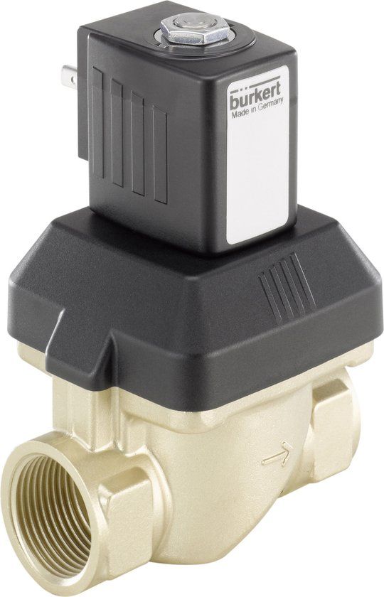 Bürkert 221618 Messing 24VDC Vet/Olievrij Magneetventiel G3/4''