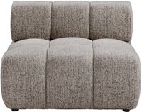 Vente-unique Fauteuil in gemêleerde stof - Taupe FACIVIL