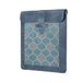 Londo iPad Pro 12.9 Case 2020 - Genuine Top Grain Leather iPad Case with Woven Garment Design for 2018-2020 iPad Pro 3rd & 4th Generation - Compatible with All 12 Inch Tablets - Cinnamon (Blue)