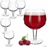 MamboCat 6-delige set Belgisch bierglas boller met steel – 0.50 l