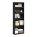 Furinno JAYA Enhanced Home 5-laags plank boekenkast, Blackwood