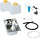 Barwig 230V mini-cuisine pour camping, stand de vente, kit, évier, dimensions 325x265x150 mm, convient pour Volkswagen T4, T5, T6