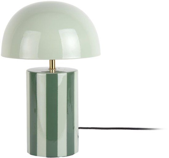Leitmotiv Tafellamp Rayado - Groen - 25x25x34cm