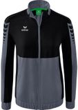 Erima Six Wings Presentatiejack Dames - Zwart / Slate Grey | Maat: 44