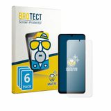 BROTECT - Screenprotector voor Honor Play 70C - Folie Beschermfolie matte 6 Stuks