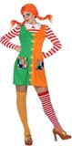 Atosa Verkleed kostuum - sterk Zweeds meisje - carnaval kostuum voor dames - carnavalskleding - Pippie 34-36