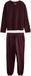 Next - Dames - Behaaglijke Henley-pyjama van wafelstof met lange mouwen - Rood