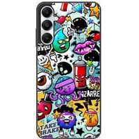 Samsung Galaxy A05S Graffiti 2 Verstevigd hoesje met sublimatie bedrukking