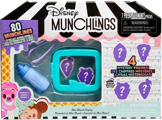 Just Play Disney Munchlings Mini speelfiguren set 7-delig