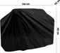 Maxxcovers Housse de cuisine d'extérieur pour barbecue - 126 x 52 x 101 cm - Imperméable - Noir