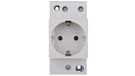 Schuko stopcontact DIN-rail 230V 16A inbouwstopcontact voor verdeler schakelkast