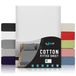 Jersey Dreamzie Jersey Katoenen Hoeslakens Wit - Voor Matras 80 x 160 x 12 cm - Gecertificeerd Vrij van Chemische Producten (OEKO TEX)
