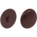 Häfele Cache IS20 pour vis pour plaques de serrage TORX avec étoile intérieure, marron - RAL 8007