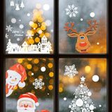 Giftmas Kerst Raamstickers – 262 Stuks - Raamdecoratie – Kerst Stickers Kinderen – Kerstversiering voor Binnen - Kerstdecoratie