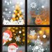 Giftmas Kerst Raamstickers – 262 Stuks - Raamdecoratie – Kerst Stickers Kinderen – Kerstversiering voor Binnen - Kerstdecoratie