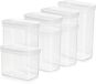 Ibenzoa® Premium set de 7 pièces de boîtes de conservation hermétiques avec couvercle pour l'organisation de la cuisine