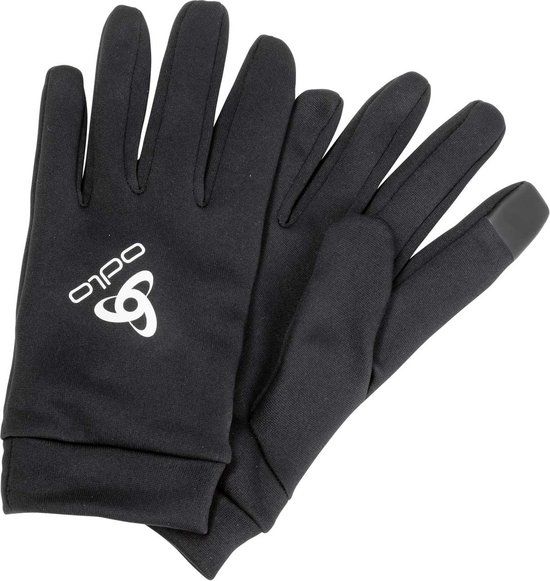 Odlo Stretchfleece Liner Gloves - Unisex - Black - Size S