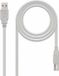 NANOCABLE USB 2.0 A Male to USB 2.0 A Male Beige 1.80 m Cable