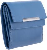 Maitre - Unisex Lederen Portemonnee Belg Deda, Blauw, RFID