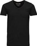 Jack & Jones T-shirt basique col V Homme Noir M