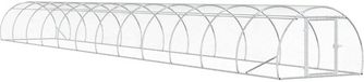 vidaXL Kippenhok zilver 1200 x 150 x 100 cm Gegalvaniseerd staal