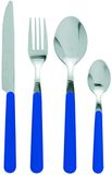 Excelsa Jolly 24-delig bestek Acero_inoxidable y Fibra, blauw, eenheid