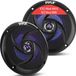 Pyle Waterdichte Buitenluidsprekers - 100Watt Maritieme Luidsprekers, 2-weg Speakers - Stereosysteem met LED-lampen