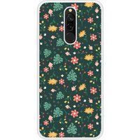 Liberty Bedrukt siliconen hoesje compatibel met Redmi Note 8 monstera