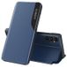 Samsung Étui à Rabat Smart Clear View pour Galaxy A14/A14 5G - Bleu